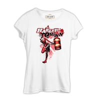 Harley Quinn - Big Bang Beyaz Kadın Tshirt