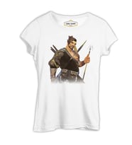 Overwatch - Hanzo Beyaz Kadın Tshirt