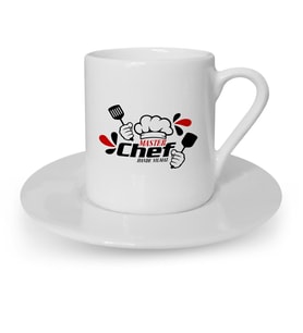 BK Gift Kişiye Özel Chef Türk Kahvesi Fincanı  3