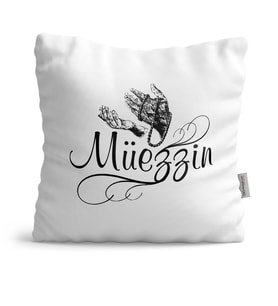 BK Gift Kişiye Özel Mesleki Müezzin Dekoratif Yastık  2