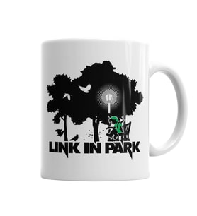 Zelda Link in Park Meme Kupa Bardak Porselen