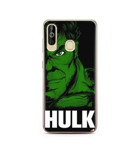 Hulk Tasarım Süper Şeffaf Silikon Telefon Kılıfı Samsung A60