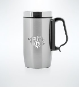 BK Gift Kişiye Özel 5304 Gümüş Gri Çelik Termos Bardak 240 Ml