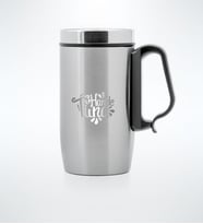 BK Gift Kişiye Özel 5304 Gümüş Gri Çelik Termos Bardak 240 Ml