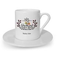 BK Gift Kişiye Özel Yılın En İyi Öğretmeni Türk Kahvesi Fincanı  2