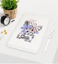BK Gift Kişiye Özel Canım Annem Beyaz Defter Kalem Seti - 16