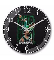 Kyrie irving  Kyrie Irving Duvar Saati Bombeli Gercek Cam