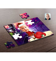 BK Gift Kişiye Özel Bebek Karikatürlü Ahşap Puzzle-6