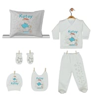 Pia Baby Gl 1926-08 İsme Özel Yastık Zıbın Set