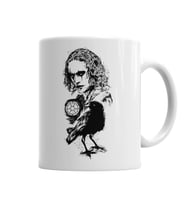 The  Crow Face Kupa Bardak Porselen