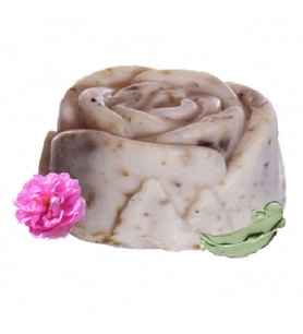 Akita %100 Doğal Güllü Ve Killi El Yapımı Sabun 100gr