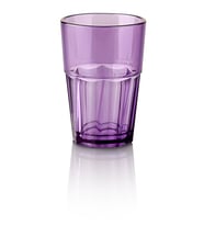 Plastport Kırılmaz Bardak - Mor 300 ml - 24 Adet (Sedef)