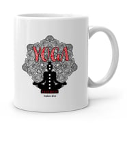 BK Gift Kişiye Özel Mesleki Yoga Eğitmeni Beyaz Kupa Bardak  2