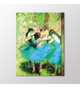 Arty Tablo Mavi Balerinler Tablo (Karışık)