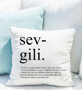 Kişiye Özel Sevgili Yastığı