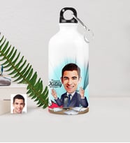 BK Gift Kişiye Özel Bay Sunucu Spiker Karikatürlü Metal Suluk 500 Ml 1