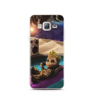 Baby Groot Tasarım Süper Şeffaf Silikon Telefon Kılıfı Samsung J3 (2016)