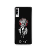 Einstein Tasarım Süper Şeffaf Silikon Telefon Kılıfı Samsung A70