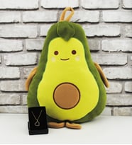 Avacado Yastık Kalp Kolye