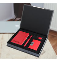 Kişiye Özel Kırmızı Vip Set