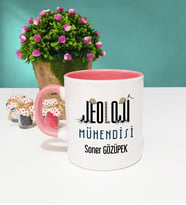 Jeoloji Mühendisi Kupa Bardak Pembe