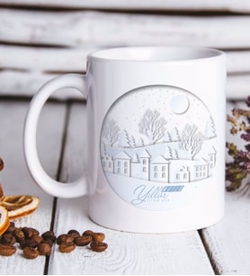 BK Gift Kişiye Özel İsimli Yılbaşı Mutlu Yıllar Beyaz Kupa Bardak-24