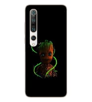 Baby Groot Tasarım Süper Şeffaf Silikon Telefon Kılıfı Xiomai Mi10- Mi 10 Pro