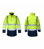 Parka Yeşil Lacivert (Neon Sarı)