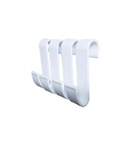 Home Havlupan Askılık 4'lü Bornoz Askılığı Çamaşır Havlupan Askı Aparatı-AY-57 (Beyaz)