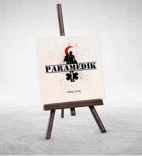BK Gift Kişiye Özel Mesleki Paramedik Şovaleli Doğal Taş  2
