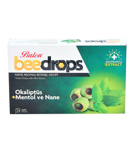 Balen Nane Aromalı Bitkisel Drops 24Adet