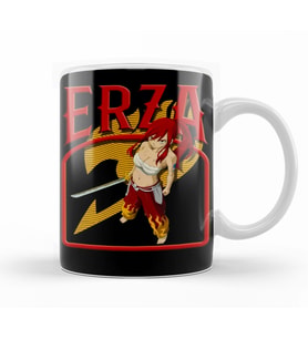 Fairy Tail Erza Scarlet Ready to Fight Kupa Bardak Porselen