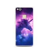 Unicorn Tasarımlı Süper Şeffaf Silikon Telefon Kılıfı Huawei P10 Lite   