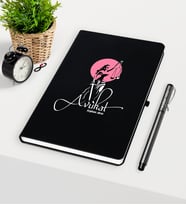 BK Gift Kişiye Özel Avukat Temalı Siyah Defter Kalem Seti - 10