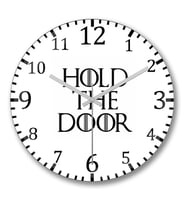 Game of Thrones Hodor Hold the Door Duvar Saati Bombeli Gercek Ca