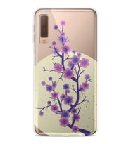Kılıfland Samsung Galaxy A7 2018 Kılıf Silikon Resimli Kapak Last Sakura Stok 648
