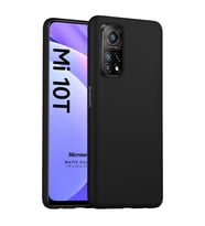 Microsonic Matte Silicone Xiaomi Mi 10T Pro Kılıf Siyah
