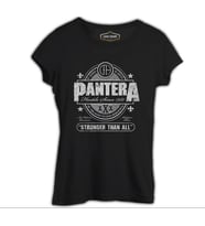 Pantera - Stronger than All Siyah Kadın Tshirt