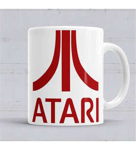 Atari Oyun Game Ower Logo Kupa Bardak Porselen