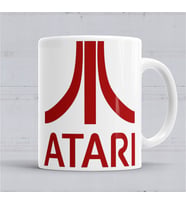 Atari Oyun Game Ower Logo Kupa Bardak Porselen