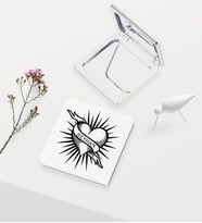 BK Gift Kişiye Özel İsimli Deri Ayna - 4