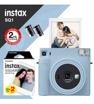 Instax SQ1 Buz Mavi Fotoğraf Makinesi ve 20li Kare Film