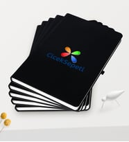 Firmalara Özel 10 Adet Logolu Siyah Defter