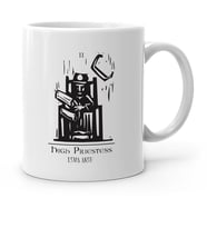 BK Gift Kişiye Özel Tarot High Priestess Azize Beyaz Kupa Bardak