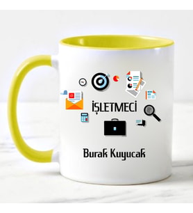 İşletmeci Kupa Bardağı Sarı