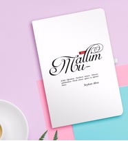 BK Gift Kişiye Özel Mânâ Muallim Beyaz Defter