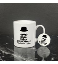 Benim Babam Kahraman Kupa Bardak ve Anahtarlık Set