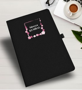 KİŞİYE ÖZEL  ÇİÇEK TEMALI  DEFTER &  AJANDA