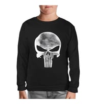 Punisher - Logo Siyah Çocuk Sweatshirt