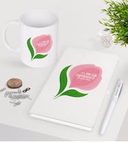 BK Gift Kişiye Özel En İyi Öğretmen Beyaz Defter Kalem Kupa Seti-14 (Model 1)